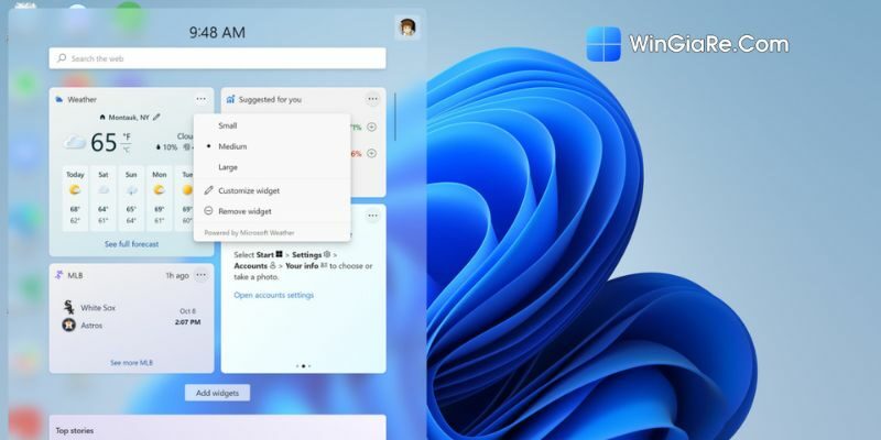 Cách quản lý thêm, xoá tiện ích Widget trên Windows 11 2