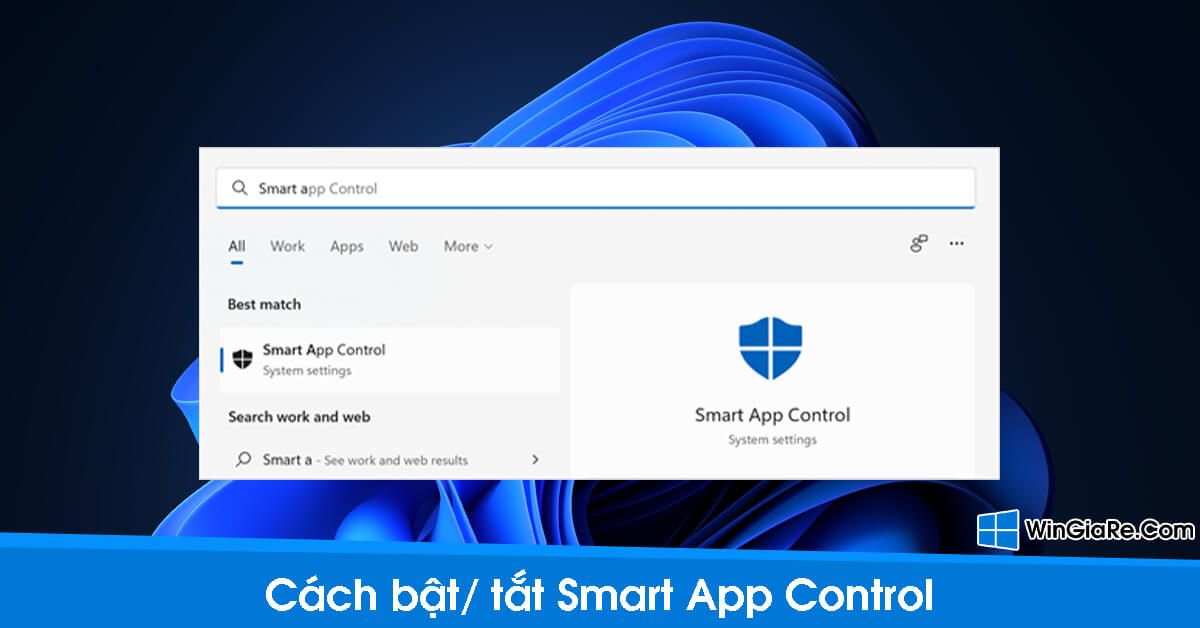 Hướng dẫn cách bật/ tắt Smart App Control trên Windows 11 5