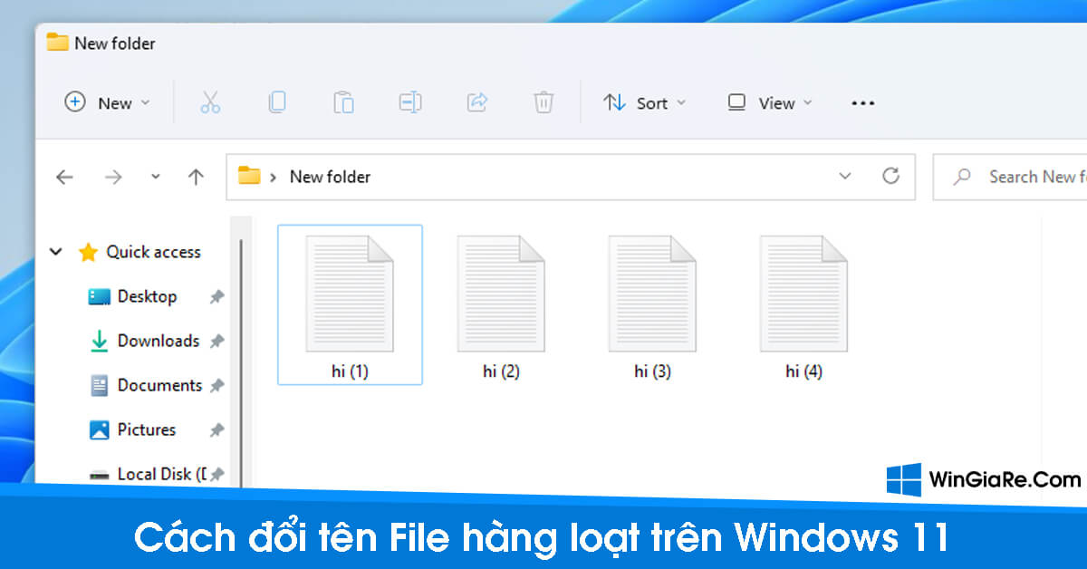 Hướng dẫn cách đổi tên File hàng loạt Windows 11 chi tiết nhất 13