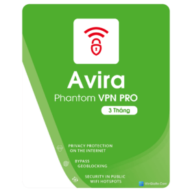 Avira Phantom VPN Pro 3 tháng
