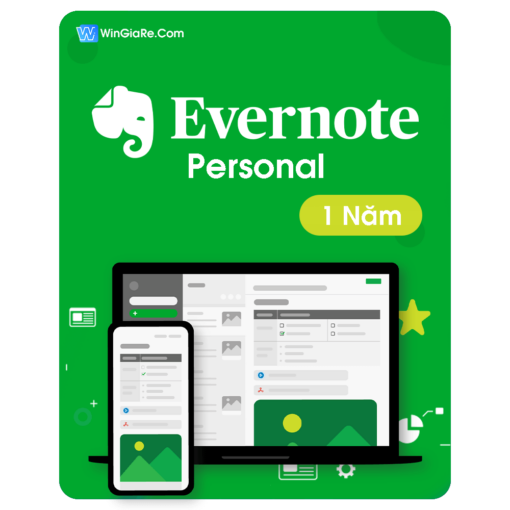 Tài khoản Evernote Personal 1 Năm 1