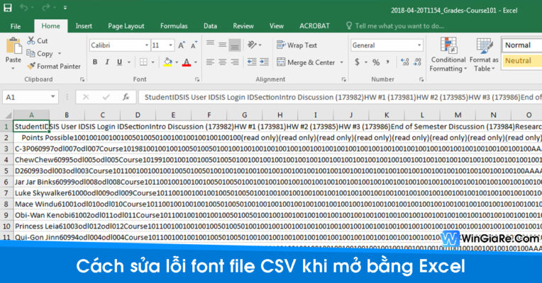 Các bước hướng dẫn cách sửa lỗi font file CSV khi mở bằng Excel chi tiết 10