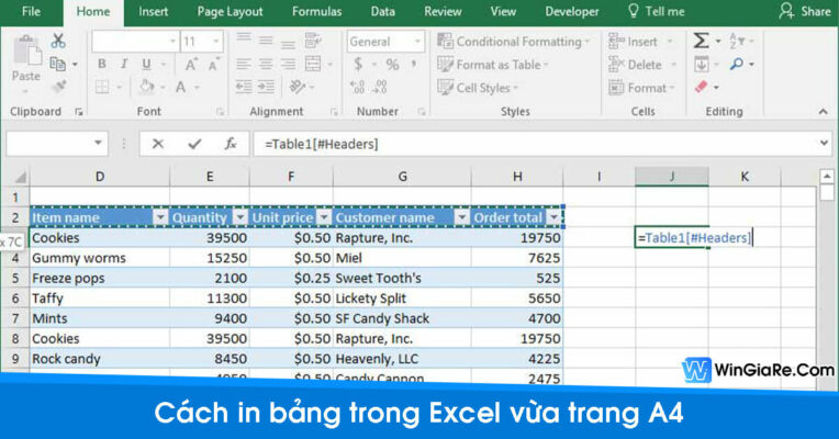 Hướng dẫn chi tiết cách in bảng trong Excel vừa trang A4 1