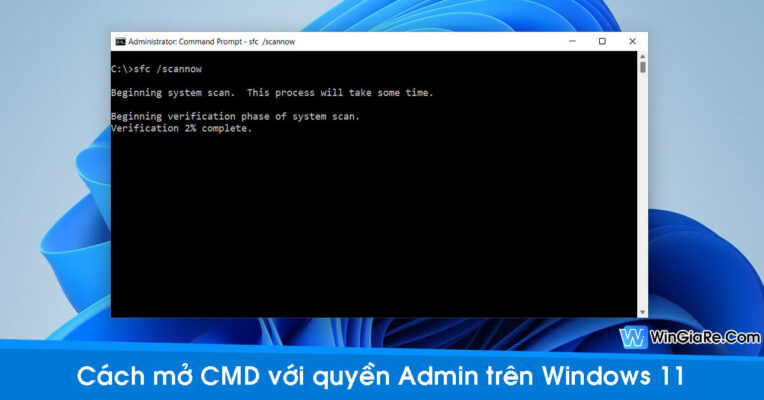 5 cách mở Command Prompt (CMD) với quyền Admin trên Windows 11 1