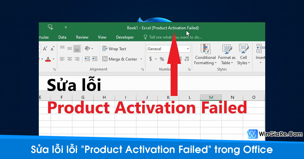 Cách khắc phục lỗi Product Activation Failed trong Office? 1