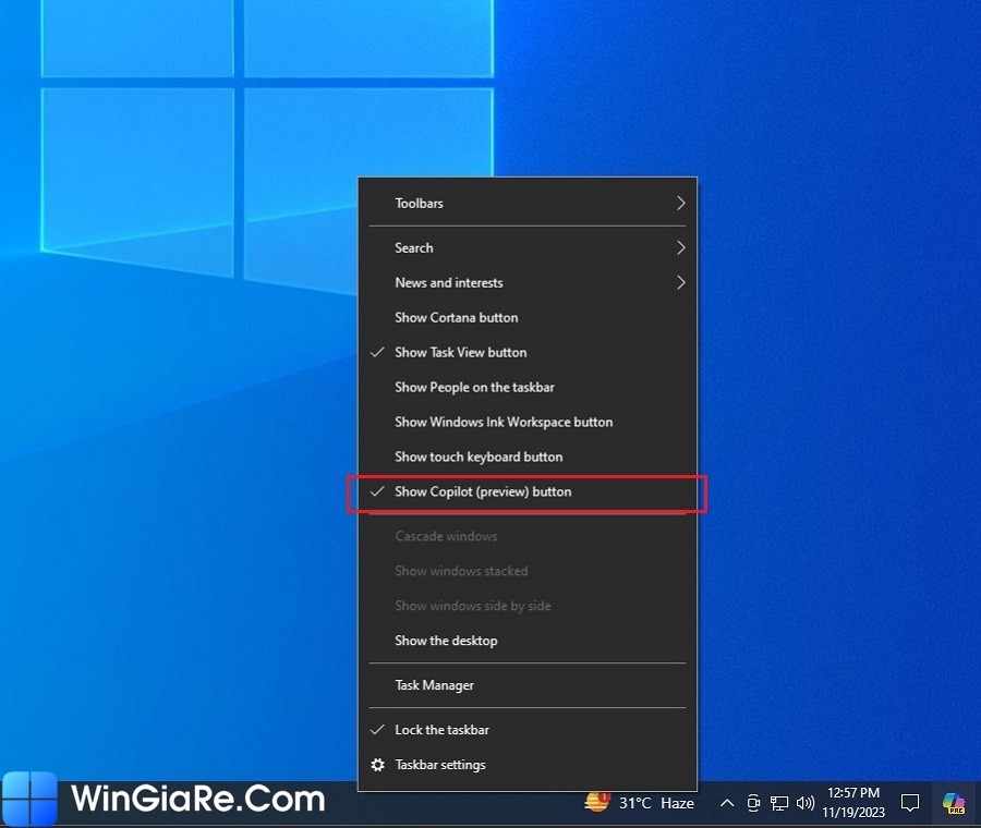 5 bước kích hoạt Copilot trên Windows 10 siêu dễ cho bạn!